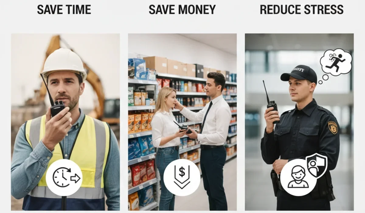 How Walkie-Talkies Save Time, Money, and Stress