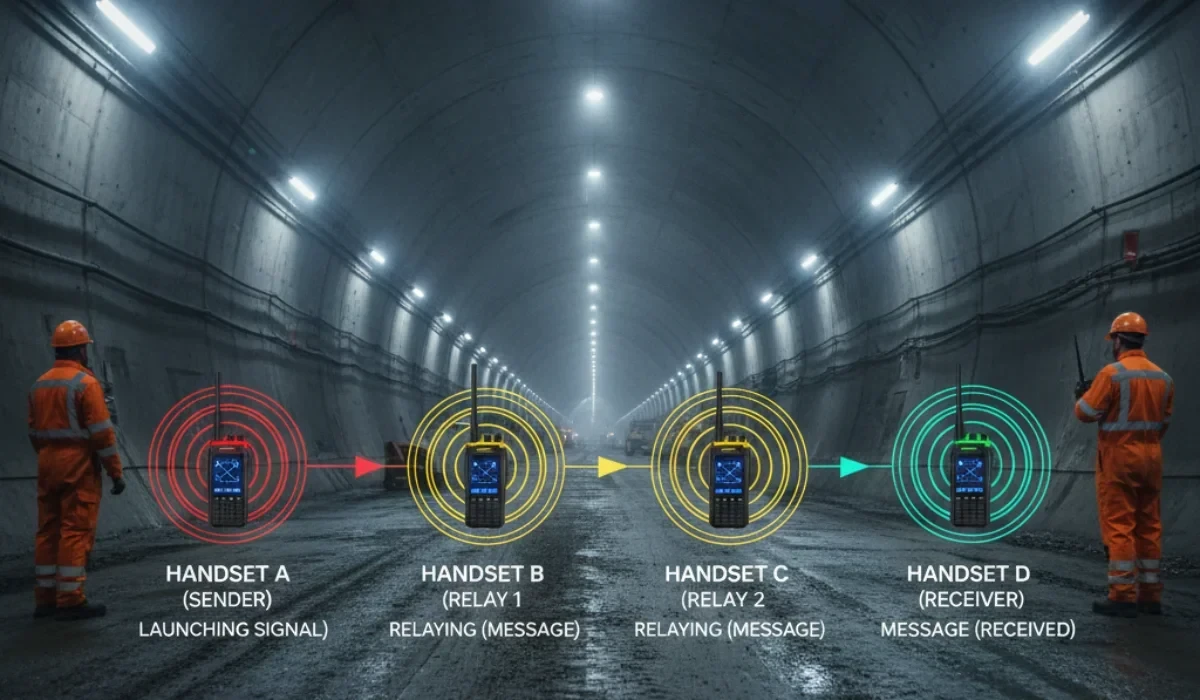 Ipak International Introduces Mesh Walkie-Talkie System for Challenging Tunnel Environments