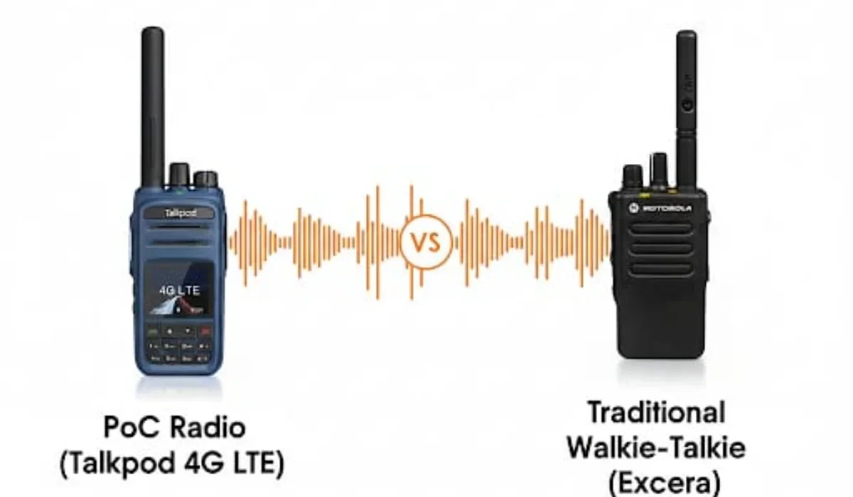 “PoC Radio vs Walkie Talkie